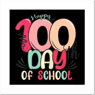 Happy 100Th Day Of School 100 Days Of School Teacher Kids Posters and Art